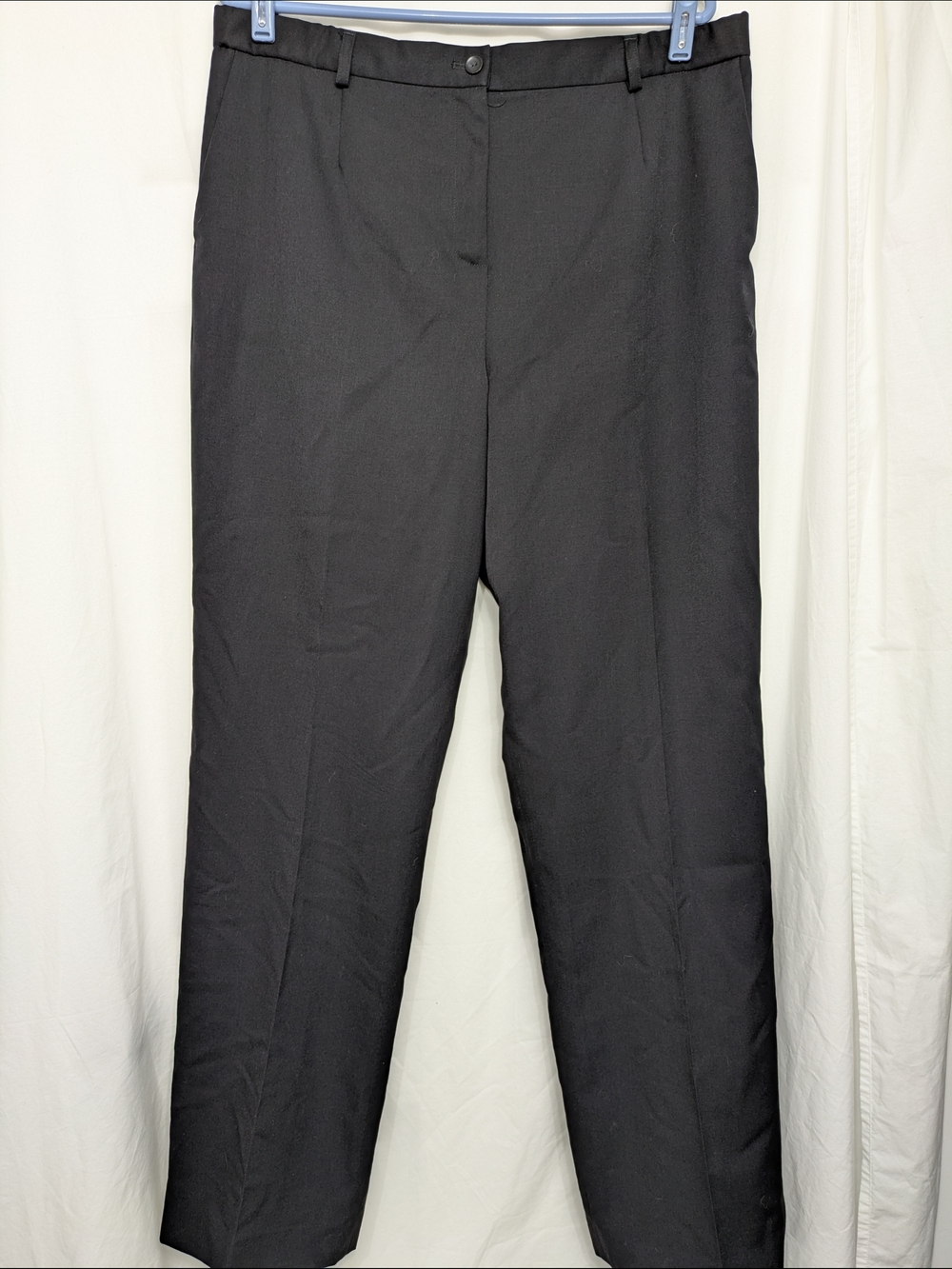 Pendleton Black Wool Dress Pants Size 16 Made in USA